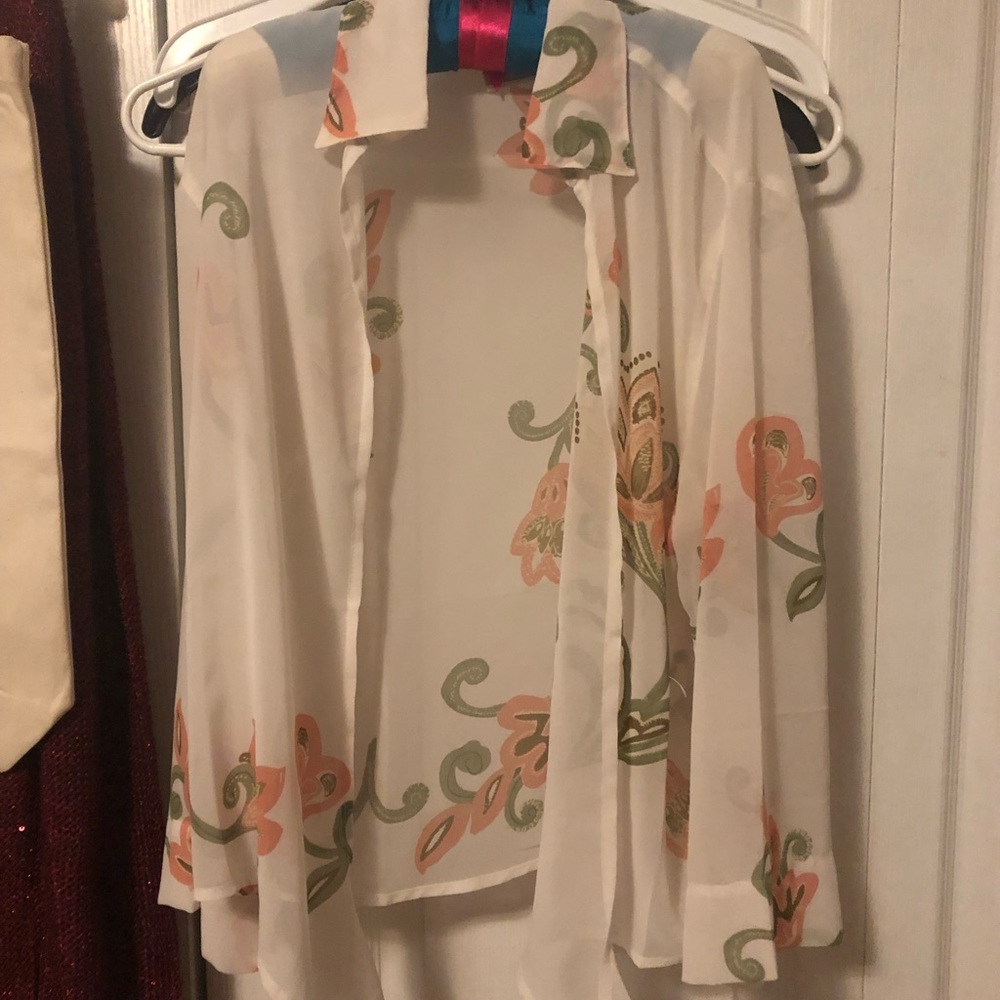 Sheer Banana Ray Top